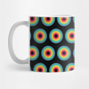 Rainbow Circle Seamless Pattern 008#001 Mug